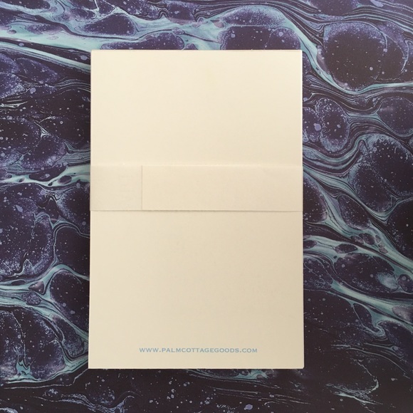 Crab ๐ฆ Notepads by Palm Cottage Goods, 75 top-glued notepad in clear cello bag. - Picture 2 of 3